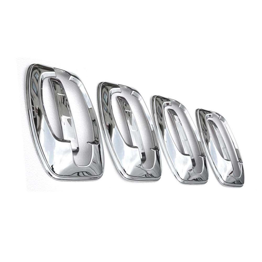 Fits Fiat Ducato 2015-2021 Chrome Door Handle Cover Protector Trim 8 Pcs